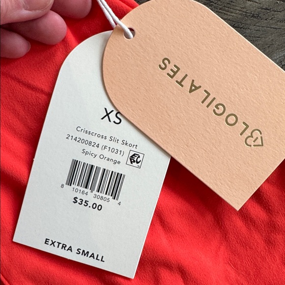 Blogilates Crisscross Slit Skort- size XS - Picture 4 of 4